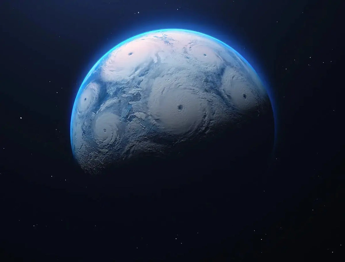 a view of the earth from space