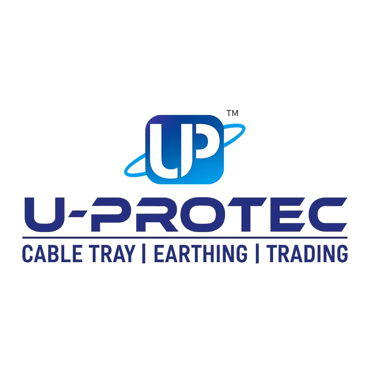 U-protec logo with text cable tray earthing trading