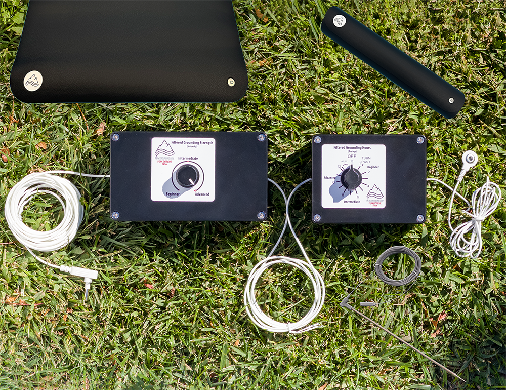 PEAK Extreme Bundle with Mat & Copper Grounding Rod - Our Absolute Best Grounding Filter Bundle Peak Grounding Filters & Health